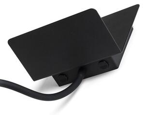 ROSTAM nástěnná s USB černá 230V LED 2x3W 3000K - RED - DESIGN RENDL