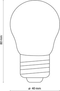 TK Lighting žárovka 1x4.5 W 3200 K E27 3572