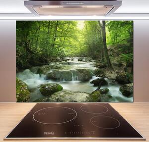 Panel do kuchyně Vodopád v lese pksh-65985516
