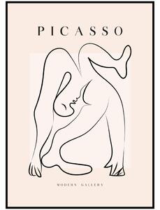 Pablo Picasso - Blaženost Rozměr plakátu: A4 (21 x 29,7 cm)