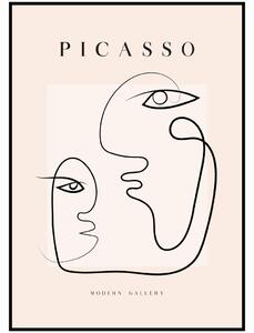 Pablo Picasso - Milenci Rozměr plakátu: 40 x 50 cm