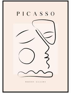 Pablo Picasso - Spokojenost Rozměr plakátu: A4 (21 x 29,7 cm)