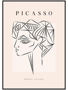 Pablo Picasso - Muž Rozměr plakátu: A4 (21 x 29,7 cm)