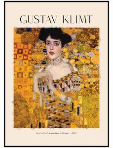 Gustav Klimt - Portrét Adele Bloch Baurer Rozměr plakátu: A4 (21 x 29,7 cm)