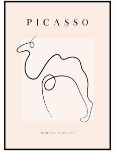 Pablo Picasso - Velbloud Rozměr plakátu: A4 (21 x 29,7 cm)