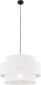 TK Lighting Calisto závěsné svítidlo 1x15 W bílá-černá 5095