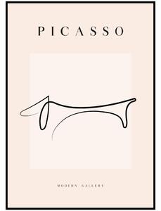 Pablo Picasso - Pes Rozměr plakátu: A4 (21 x 29,7 cm)