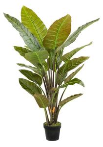 Umělá rostlina Strelície palma 19 listů, 135cm