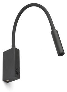EKE nástěnná černá 230V LED 3W 60° 3000K - RED - DESIGN RENDL