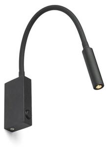 EKE nástěnná černá 230V LED 3W 60° 3000K - RED - DESIGN RENDL