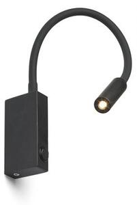 EKE nástěnná černá 230V LED 3W 60° 3000K - RED - DESIGN RENDL