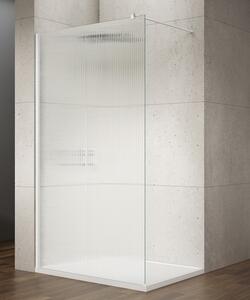 Gelco VARIO WHITE jednodílná sprchová zástěna k instalaci ke stěně, sklo nordic, 800 mm