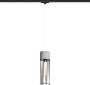 BURTON pro tříokr. lištu beton/černá 230V E27 42W - RED - DESIGN RENDL