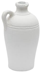 Bílá terakotová váza Kave Home Palafrugell 36 cm