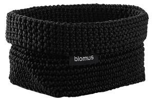 BLOMUS Pletený košík Tela M černý