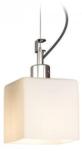 DADOS NEW závěsná opálové sklo/chrom 230V E27 28W - RED - DESIGN RENDL