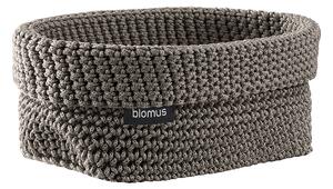 BLOMUS Pletený košík Tela L hnědý