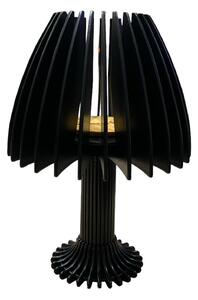 Fire4u kovový svícen Lampa, černý matný