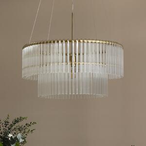 Závěsná svítidlo Globen Lighting, HOOK, stmívatelné, Transparentní, Obývací pokoj, Sklo, Design