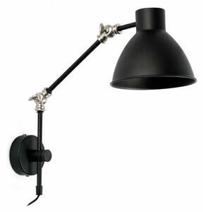 CELIA nástěnná lampa, černá - FARO
