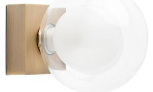 FARO PERLA nástěnná lampa, starozlatá - FARO, IP44