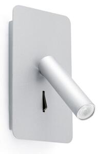 SUAU LED nástěnná lampa, šedá - FARO