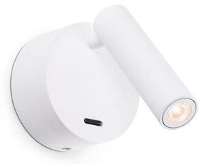 BOC nástěnná lampa na čtení, bílá - FARO