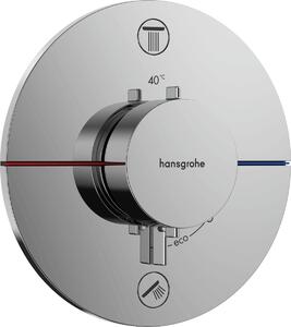 Vanová baterie Hansgrohe ShowerSelect Comfort S bez podomítkového tělesa chrom 15554000