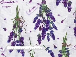 Biante Dekorační oválný ubrus PML-084 Lavender 50x100 cm