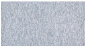 Světle modrý bavlněný koberec 80x150 cm DERINCE