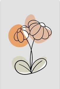 Obraz minimalistický květ No1 - 60x90
