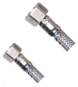 Flexibilní hadice z nerezové oceli FxF 3/8 "x1/2", 30 cm