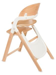 Lionelo - Dětská jídelní židle 3v1 MEGAN White Wood