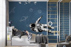 Fototapeta Astronaut vznášející se ve vesmíru, Vesmírné fototapety, Populární fototapety, w00712v3 - Tapeko.co.cz