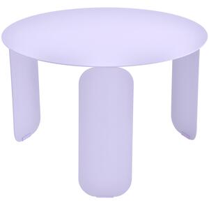Fialový kovový zahradní konferenční stolek Fermob Bebop 60 cm