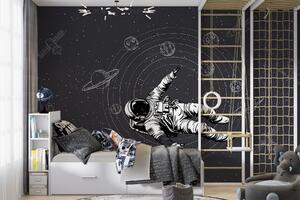 Fototapeta Astronaut vznášející se ve vesmíru, Vesmírné fototapety, Populární fototapety, w00712v5 - Tapeko.co.cz