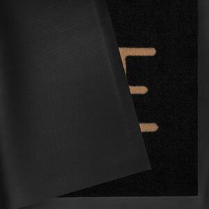 Hanse Home, Protiskluzová rohožka Printy 103802 Anthracite Beige | Černá Typ: 45x75 cm