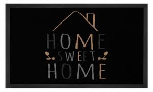 Hanse Home, Protiskluzová rohožka Printy 103797 Black Creme | Černá Typ: 45x75 cm