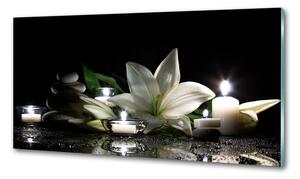 Dekorační panel sklo Bílá lilie pksh-68147040