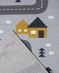 Hanse Home, Dětský kusovy koberec Adventures 104535 Grey/mustard | Šedá Typ: 160x220 cm