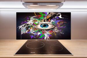 Panel do kuchyně Abstraktní oko pksh-68352611