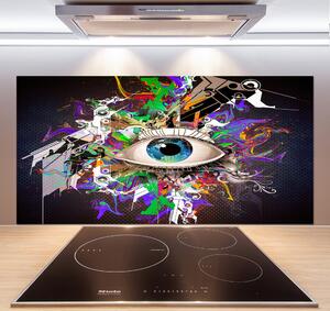 Panel do kuchyně Abstraktní oko pksh-68352611