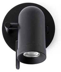 ORLEANS nástěnná lampa, černá, 1L - FARO