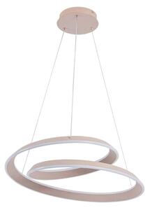 LED Lustr na lanku CASHMERE LED/75W/230V pr. 60 cm béžová