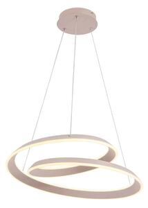 LED Lustr na lanku CASHMERE LED/75W/230V pr. 60 cm béžová