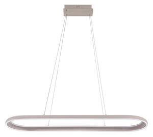 LED Lustr na lanku CASHMERE LED/80W/230V 30x100 cm béžová