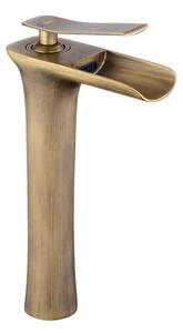 REA-B8120 - Umyvadlová baterie LAGUNA 30 cm broušená zlatá