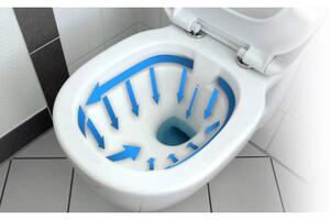 REA-C2760 - Závěsné WC s prkénkem CARLO FLAT MINI RIMLESS keramika/lesklá bílá