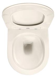 REA-C5500 - Závěsné WC s prkénkem CARLO MINI TORNADO RIMLESS keramika/krémová