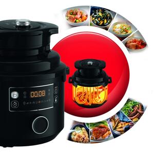 Tefal - Multifunkční elektrický tlakový hrnec 7,6 l 1200W/230V černá